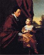 Thomas Middleton of Crowfield and His Daughter Mary unknow artist